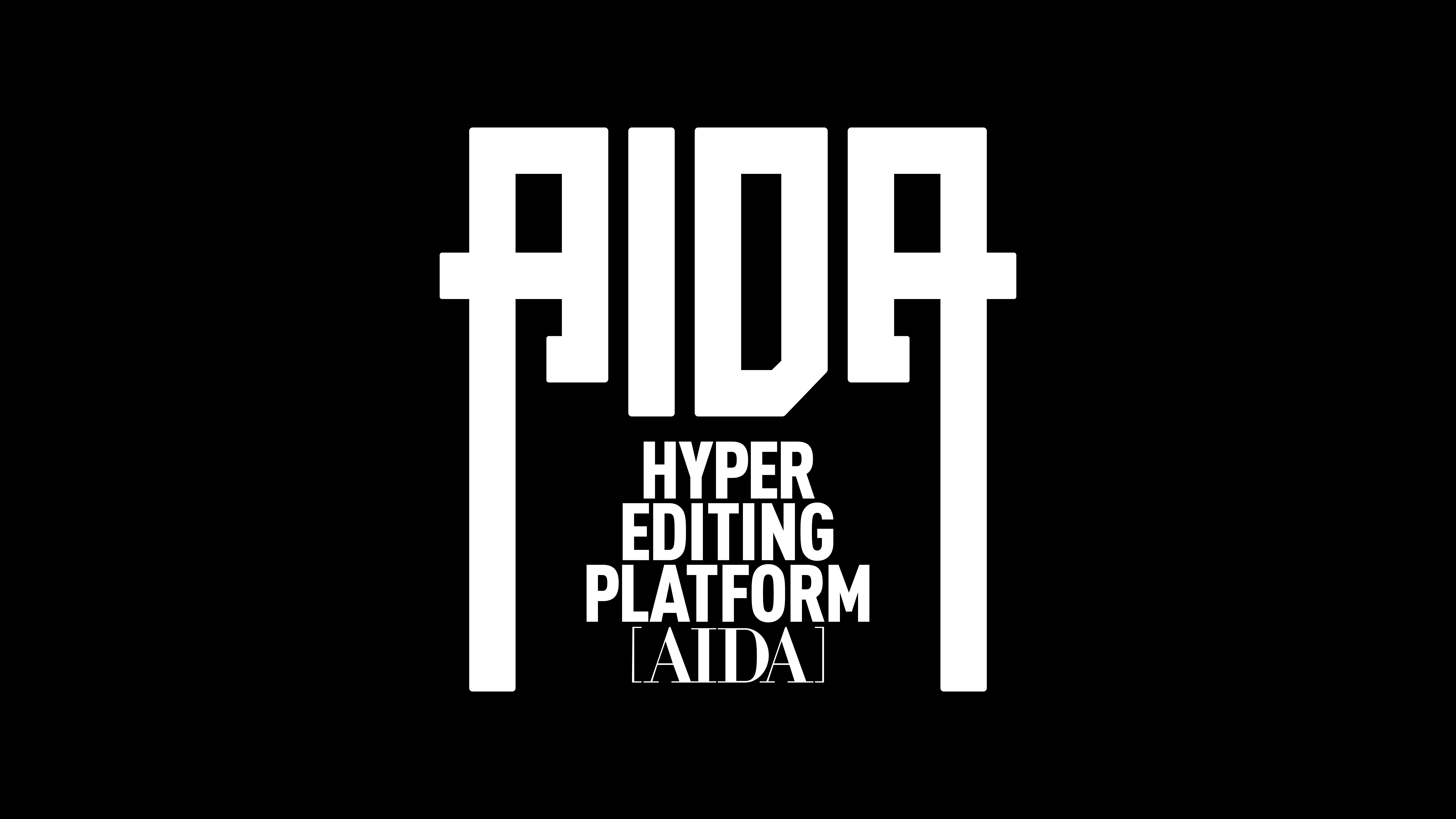 ハイパーエディティングプラットフォームAIDAロゴ